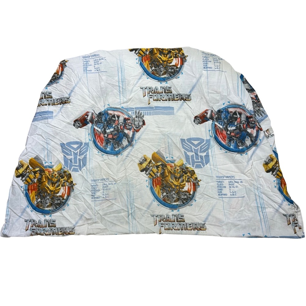 Vintage Transformers Revenge of the Fall Twin Fitted Sheet Bumblebee Optimus